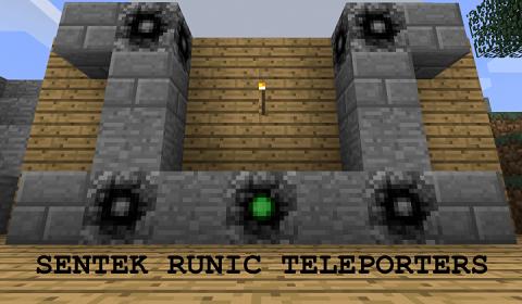 古代传送点Sentek Runic Teleporters Mod 1.11.2/1.10.2/1.9-1